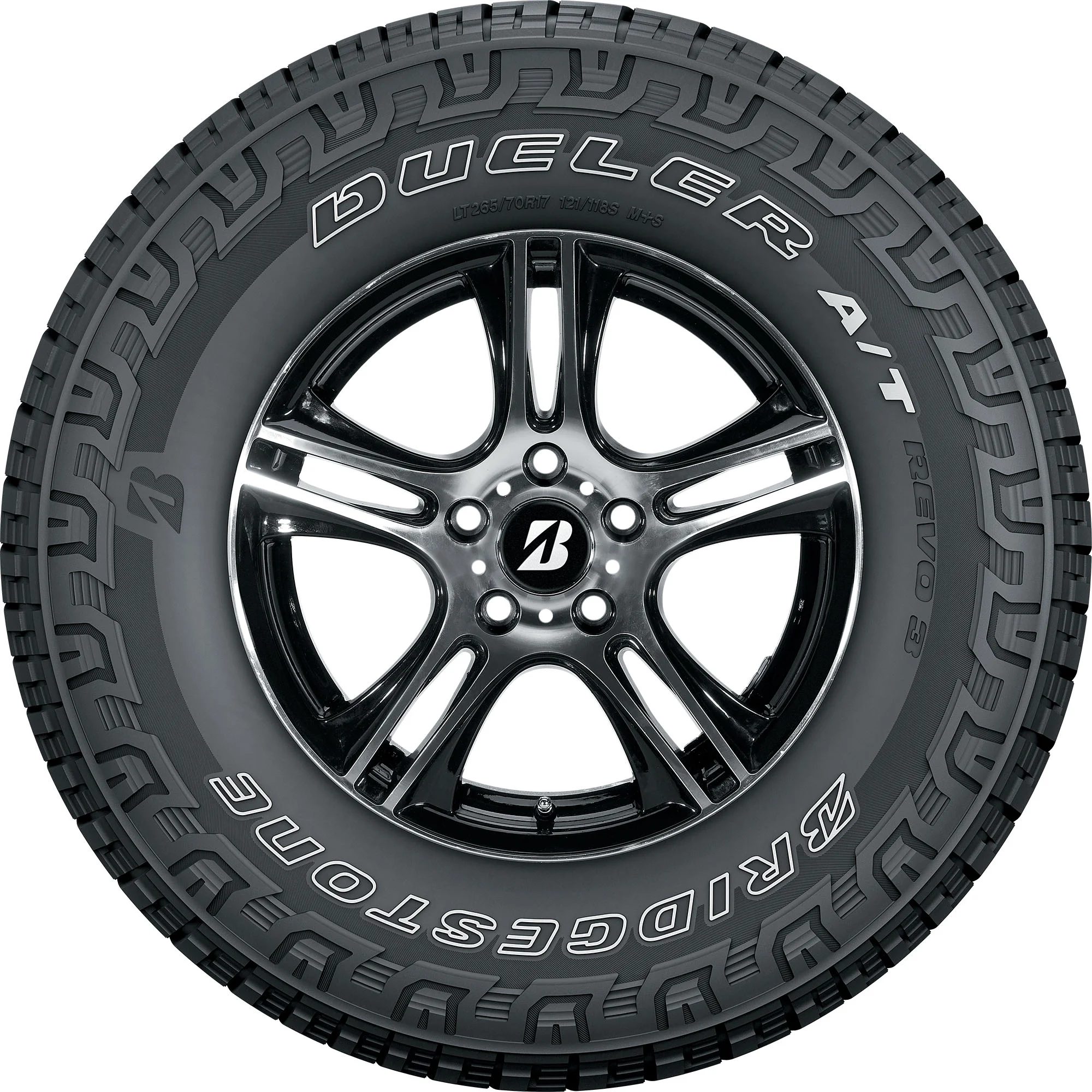 Bridgestone Dueler A/T Revo 3 All Terrain 265/60R18 110T Light Truck Tire - Image 3
